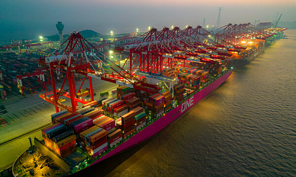 Yangshan Deep Water Port in Shanghai