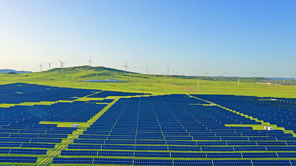 Wind Power Plant In Inner Mongolia