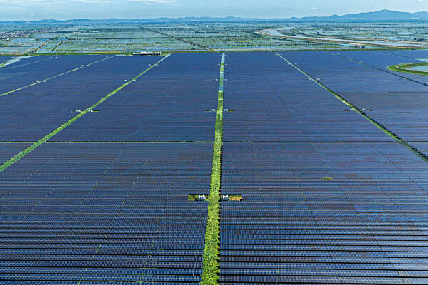 Largest Single-unit Affordable 260MW FISHER-Solar Hybrid Project PV Power Station in East China