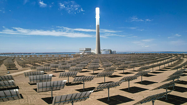Gobi Desert Multi-energy Complementary Base PV Project Site in Jiuquan