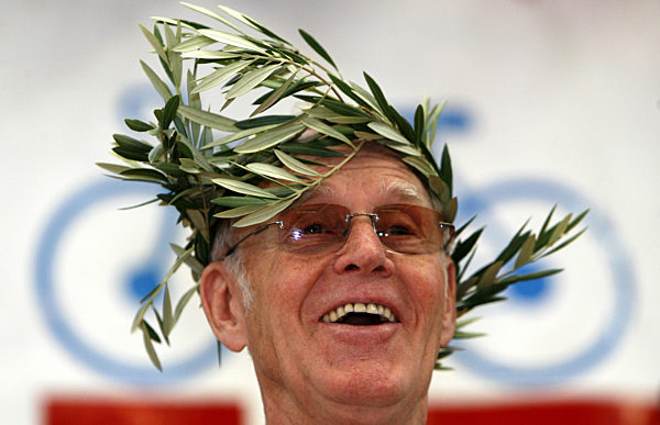 Gustav-Adolf Schur, von allen nur "Täve genannt, steht am Samstag (25.02...