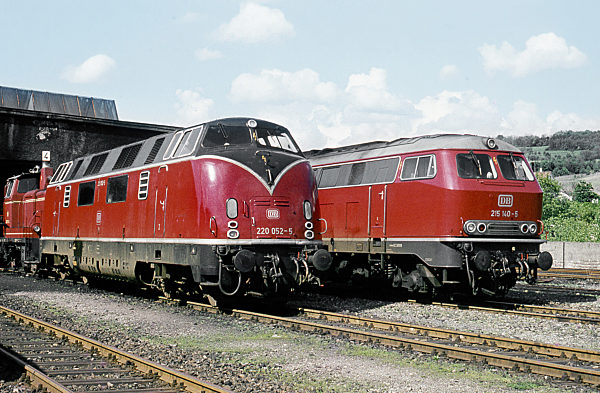 Diesellokomotive 220 im Jahr 1971