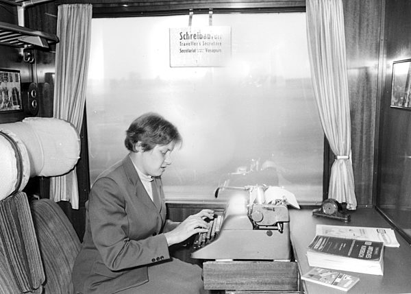 BRD - Deutsche Bundesbahn - Schreibabteil 1957