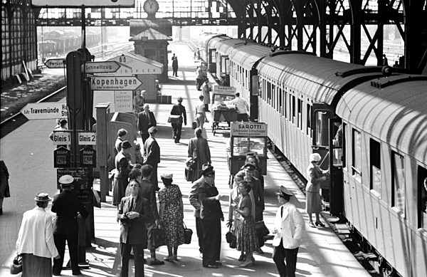 BRD - Schnellzug nach Kopenhagen 1952