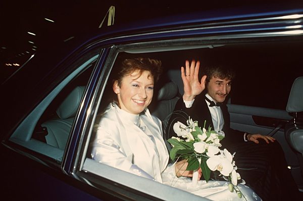 Fußball: Heirat Rudi Völler mit Angela Drescher