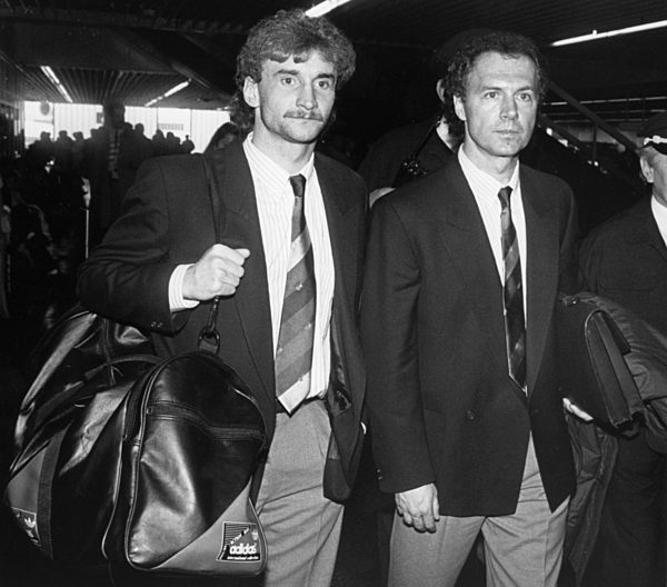 Fußball: Franz Beckenbauer und Rudi Völler