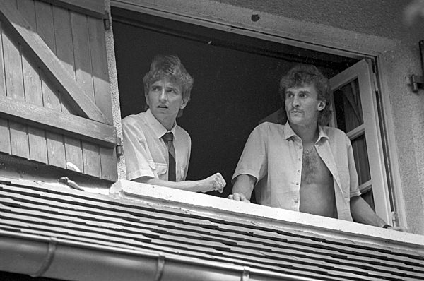 Fußball - EM 1984 - Ankunft der deutschen Mannschaft