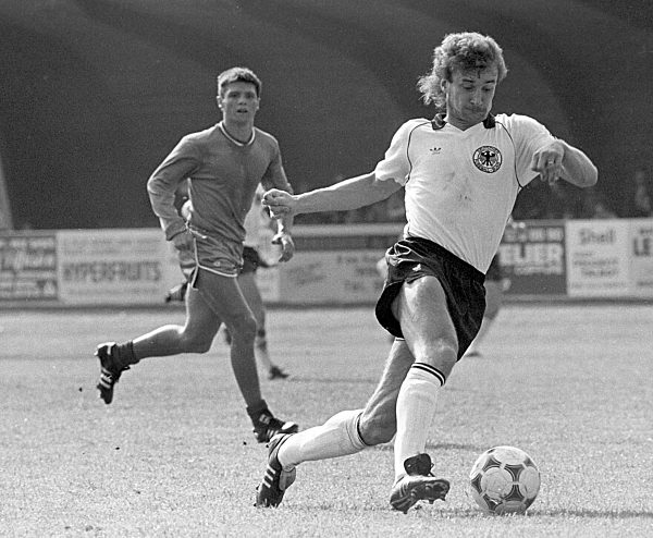 Fußball - EM 1984 - Trainingsspiel