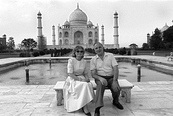 German Chancellor Kohl in India