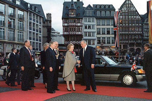 Deutsch-britische Konsultationen - Thatcher in Frankfurt