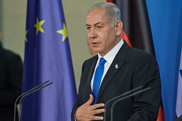 Netanjahu Pressekonferenz in Berlin
