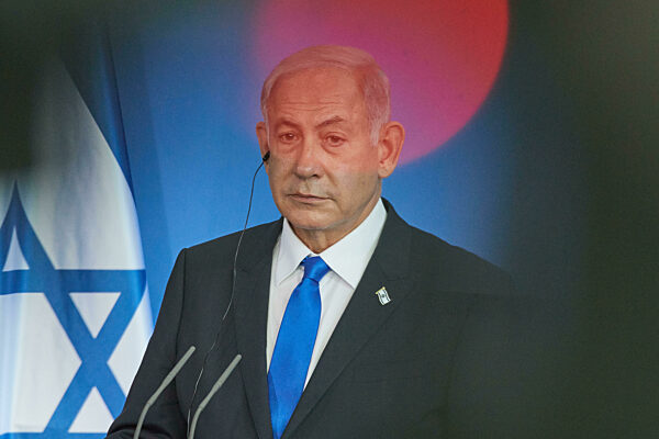 Netanjahu Pressekonferenz in Berlin