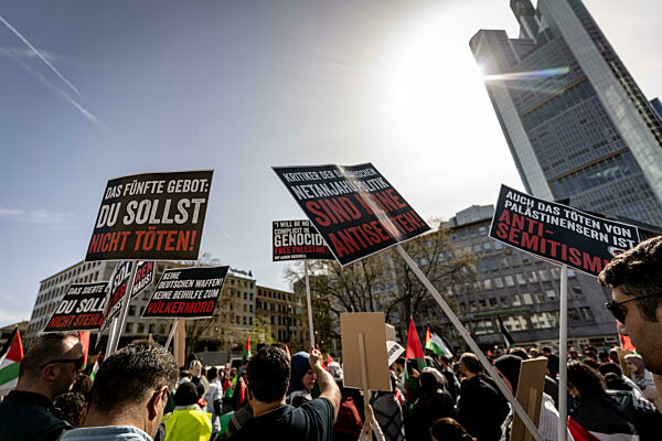 Rund 750 Personen bei Frankfurter Al-Kuds-Demonstration