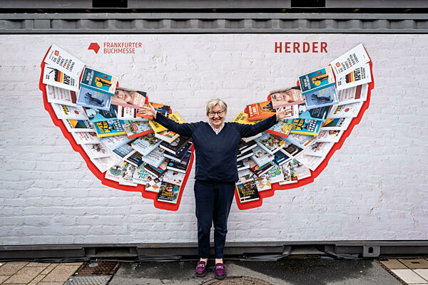 Medienbischoefin Dorothee Wuest auf der Buchmesse
