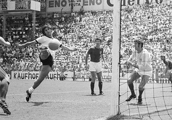 Fußball-WM 1970 - Gerd Müller erzielt 3:2 gegen England