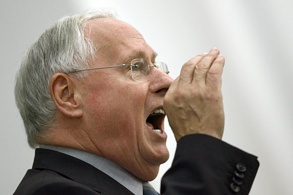 Der Vorsitzende der Partei Die Linke, Oskar Lafontaine...