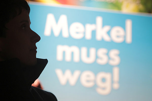 AfD-Kundgebung und Gegendemonstrationen in Mainz