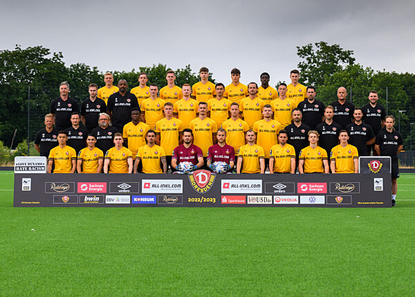 Mannschaftsfototermin SG Dynamo Dresden