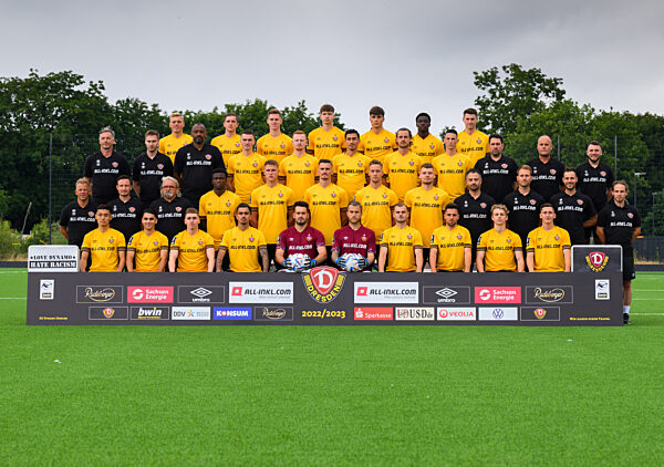Mannschaftsfototermin SG Dynamo Dresden