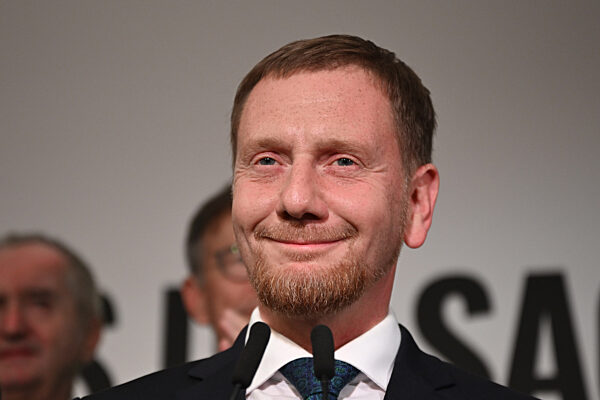 Landtagswahl in Sachsen - Wahlparty CDU