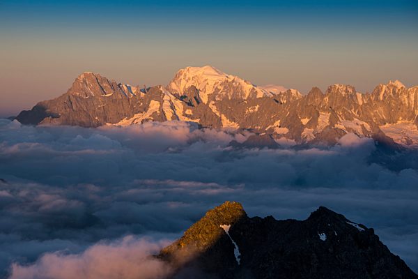 Wallis Sonnenaufgang  Mont-Fort
