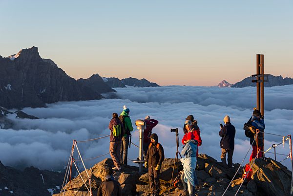Wallis Sonnenaufgang  Mont-Fort