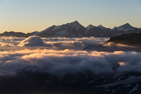 Wallis Sonnenaufgang  Mont-Fort