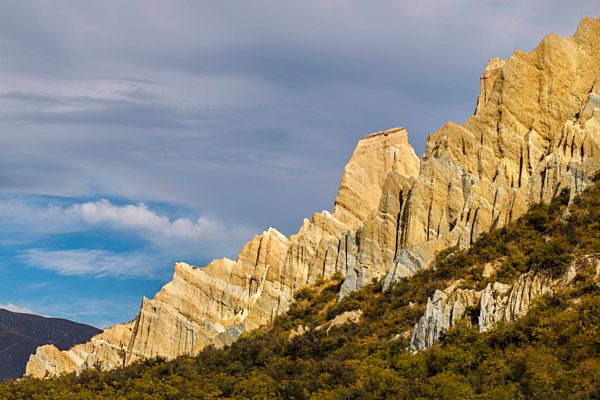 New Zealand, South Island, Omarama, Clay Cliff