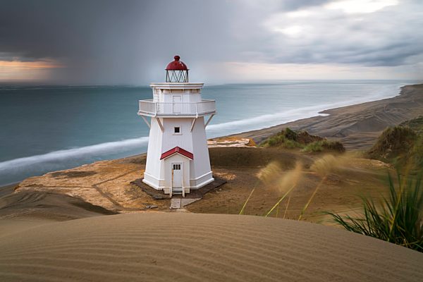 New Zealand, North Island, Kaipara Head North, Pouto Point, Lighthouse