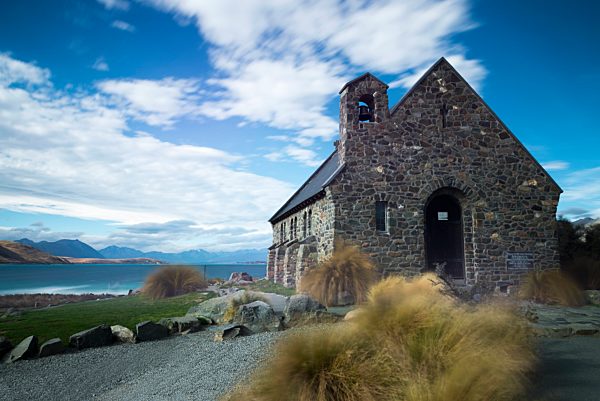 New Zealand, South Island, Canterbury, Mackenzie, Lake Tekapo, Church of Good Shepherd