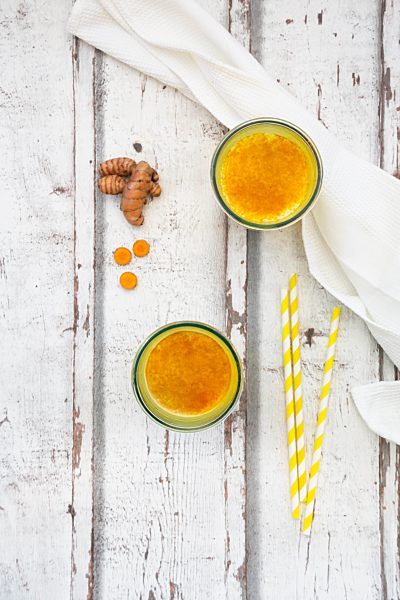 Curcuma milk, milk with curcuma