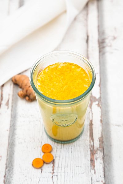 Curcuma milk, milk with curcuma