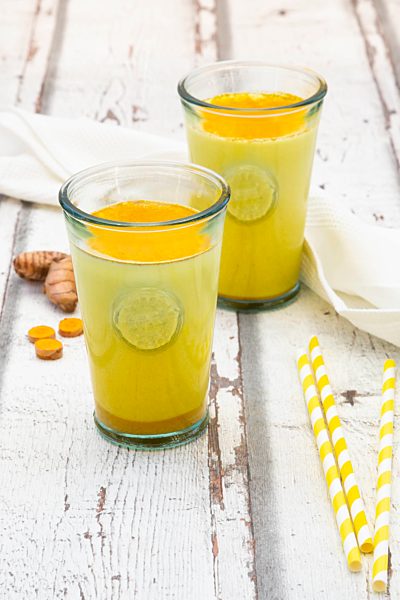 Curcuma milk, milk with curcuma