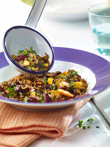 Chili con carne, low carb