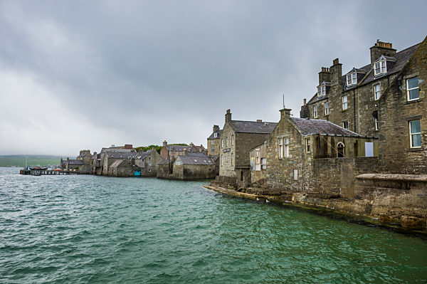 United Kingdom, Scotland, Shetland Islands, Seafront of Lerwick