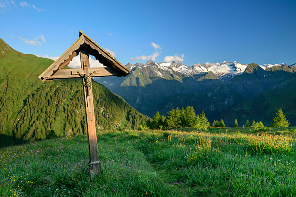 Summit cross in Virgental valley