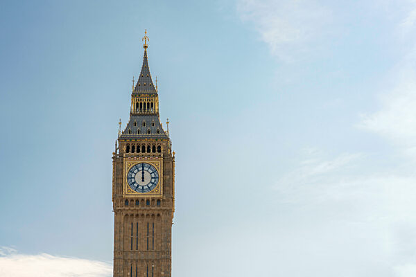 UK, England, London, Elizabeth Tower standing against sky