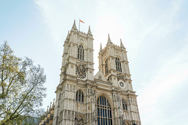 UK, England, London, Facade of Westminster Abbey