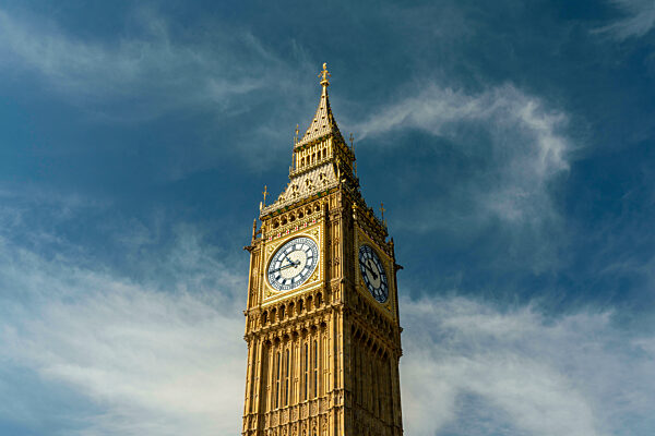 UK, England, London, Elizabeth Tower standing against sky