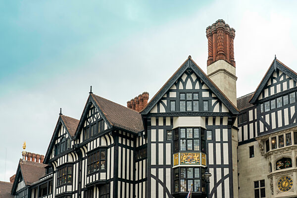 UK, England, London, Half-timbered houses at Great Marlborough Street