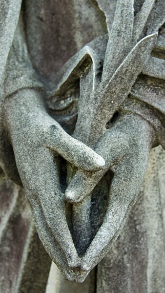 Argentina, Buenos Aires, Hands of sculpture