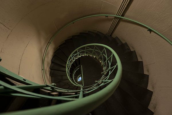 Germany, Berlin, Spiral staircase in triumphal column