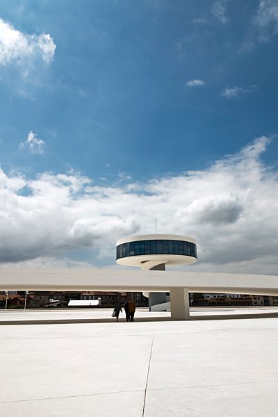 Spain, Aviles, Tower of  Oscar Niemeyer International Cultural Centre