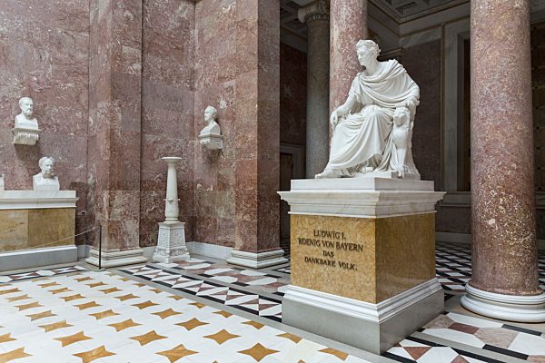 Germany, Bavaria, Interior of Walhalla