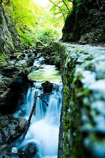 Italy, View of Parco Nazionale dei Monti Sibillini