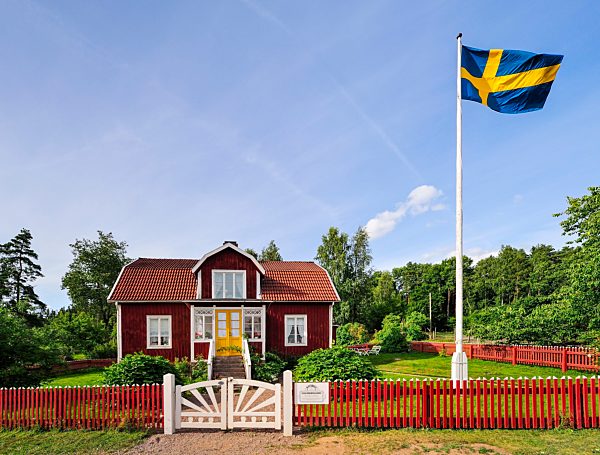 Sweden, Smaland, Gibberyd, Katthult farm, shooting location Astrid Lindgren films Emil of Loenneberga
