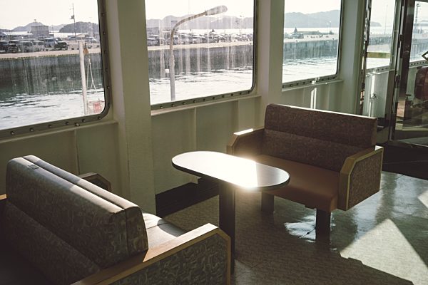 Japan, interior of a ferry