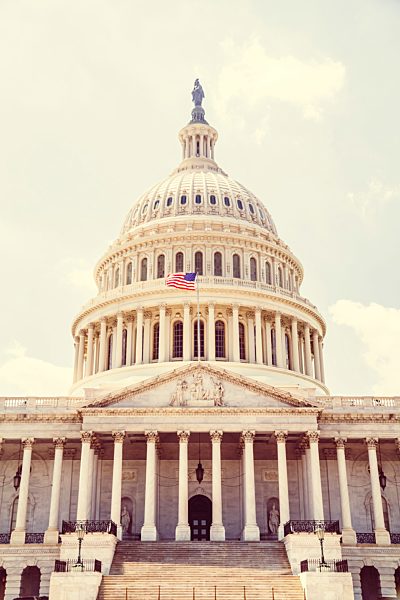 USA, Washington D.C., Exterior of the Capitol
