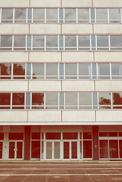 Germany, Saxony, Dresden, Concrete tower block