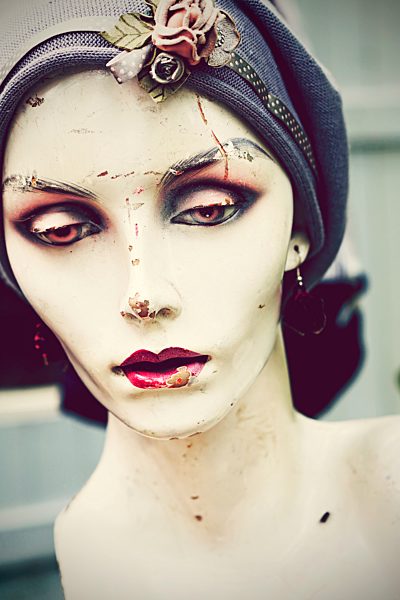 Germany, Lower Saxony, Old display dummy